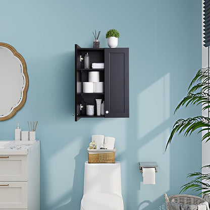 Matte Black Wall Mount Medicine Cabinet