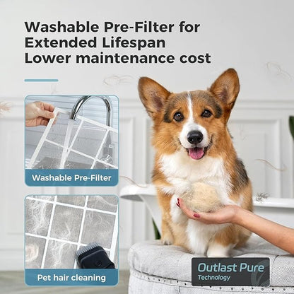 AROEVE Air Purifiers for Bedroom Home Large Room Up to 1504 Ft², 5 Layer Filter