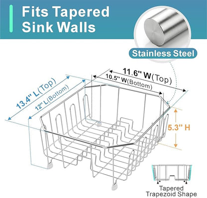 GSlife Small in Sink Dish Drying Rack