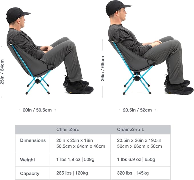Helinox Chair Zero Ultralight Compact Camping Chair