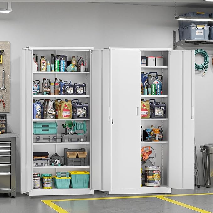 VINGLI Metal Garage Storage Cabinet