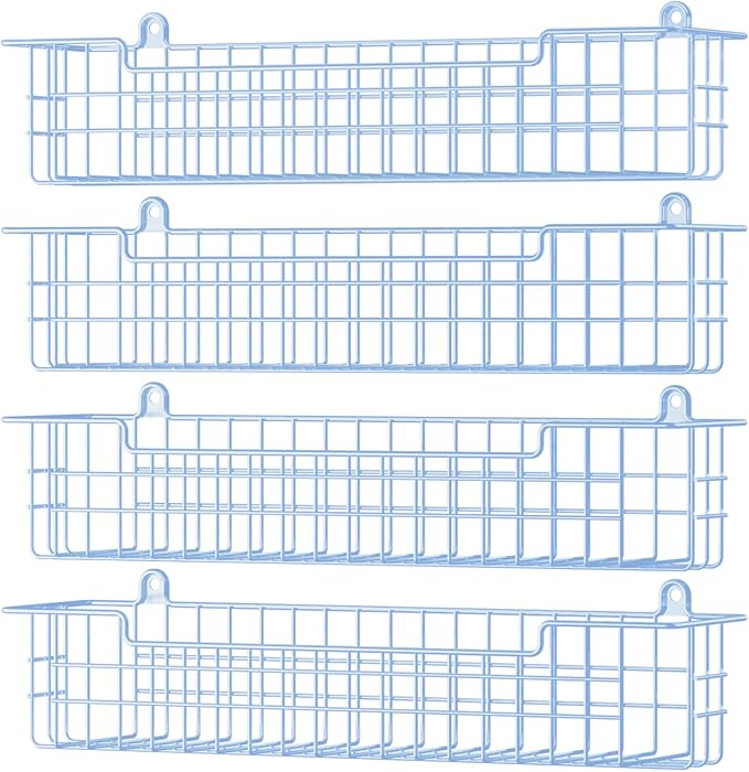 Spice Rack Wall Mount, Metal Spice Holder Saving Space Shelf