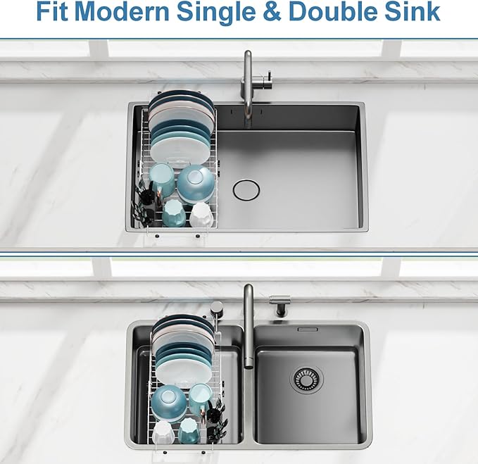 GSlife Over Sink Dish Drying Rack