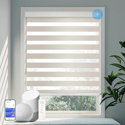 COOLWINDS Motorized Zebra Blinds