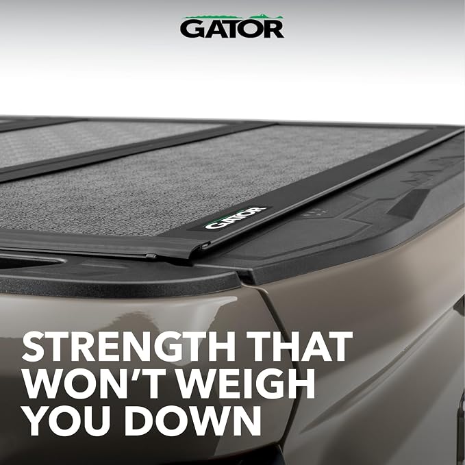 Gator FX Hard Quad-Fold Truck Bed Tonneau Cover | 8828225 | Fits 2020-2025 Dodge Ram 1500 w/Multi-Funtion (Split) Tailgate 6' 4" Bed (76.3")