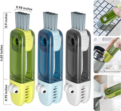 3 in 1 Cup Lid Gap Cleaning Brush Set, Silicone Cup Lid Gap Cleaner, Home