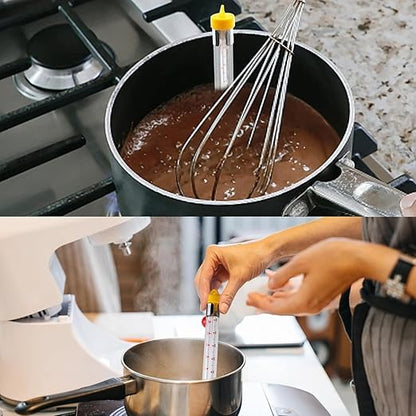 LABO Candy Thermometer, Analog Glass Thermometer