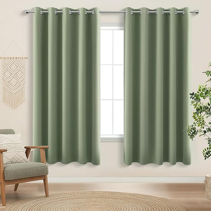 KOUFALL 72 Inch Wide Curtains for Bedroom, Extra Wide Blackout Heat Temperature