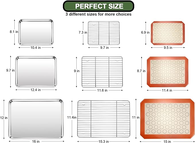 Baking Sheet Tray Cooling Rack