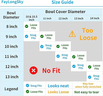 100 Boxed Bowl Covers for Bread Proofing