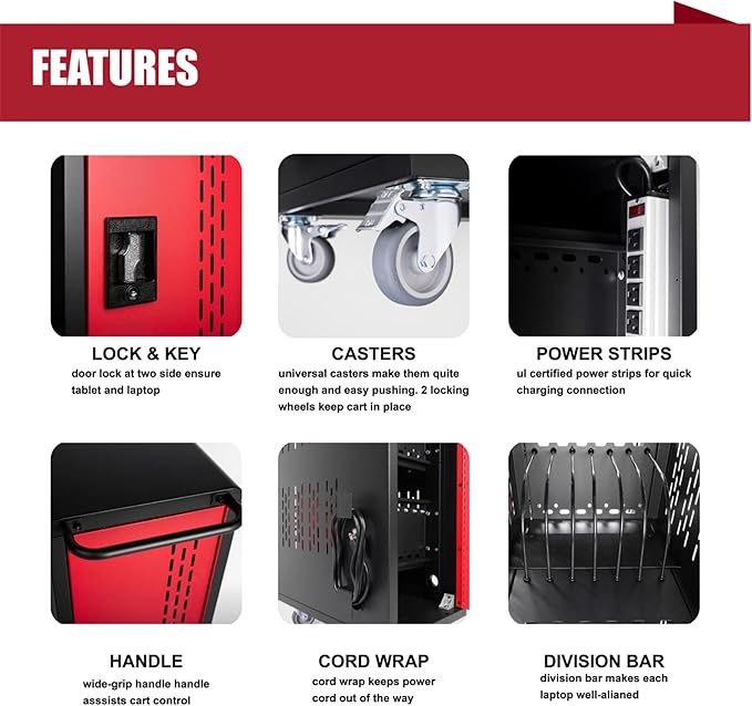 16 Device Mobile Charging Station