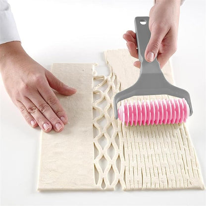 Pastry Lattice Roller Cutter, Pastry Cutter Roller DIY Baking Tool