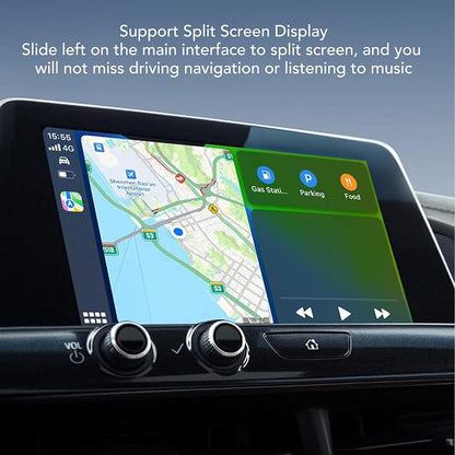 Asixxsix Wireless Adapter for Android Auto, Convert Wired to Wireless Car Play Adapter, Easy Setup Plug and Play, Fast and Stable Connection, Auto Connect, Mini Size