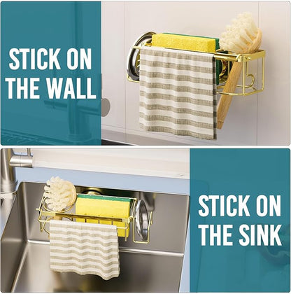 TAILI 4-in-1 Sponge Holder for Kitchen Sink