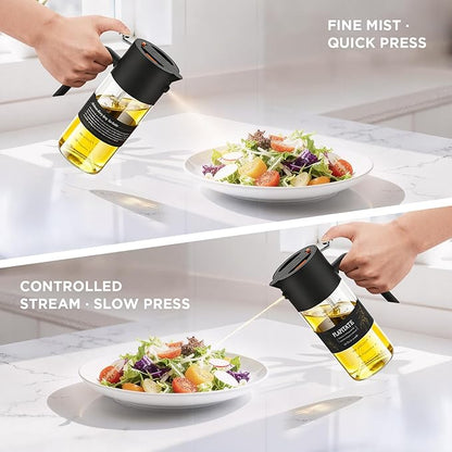 PLAPITATE 2Pcs 17oz Premium Olive Oil Sprayer