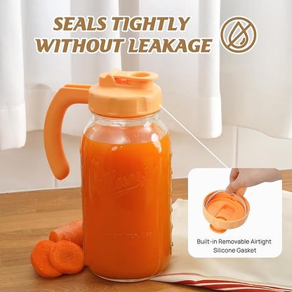 Soligt Glass Mason Jar Pitcher