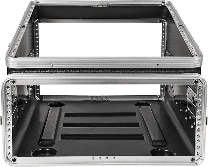 Sound Town Lightweight and Compact 4U ATA ABS Rack Case,