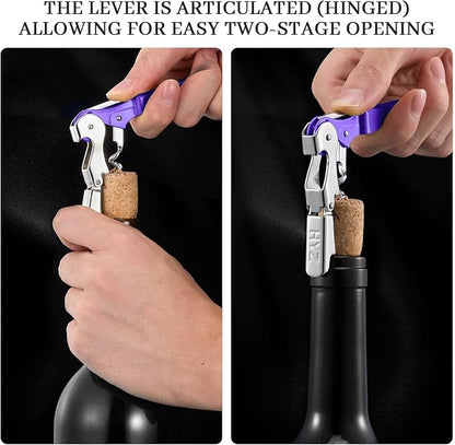 HYZ 2-Pack Wine Opener Waiter Corkscrew, Professional Wine Key