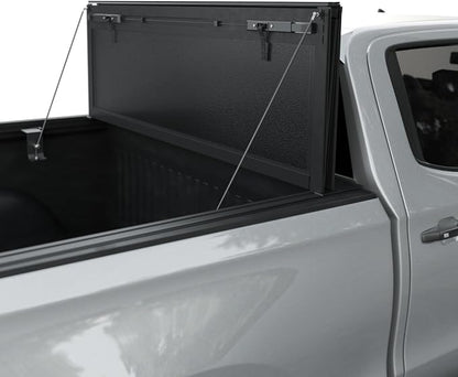 Toptiny Low Profile Flip Up Truck Bed Tonneau Cover Fits 2020-2026 Chevy/GMC Silverado/Sierra 2500/3500 HD New Body Style 6.9FT Bed (82.2")