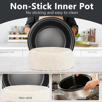 Commercial Rice Cooker, 90-Cup Rice Cooker, 16Qt / 18 L Large Rice Cooker