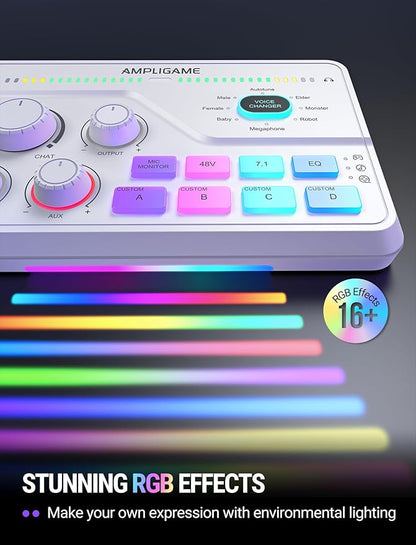 FIFINE Audio Mixer for Gaming