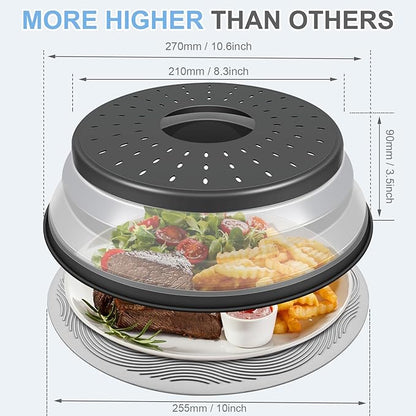 Pack 2, LekDrok Microwave Food Cover