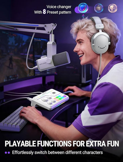 FIFINE Audio Mixer for Gaming
