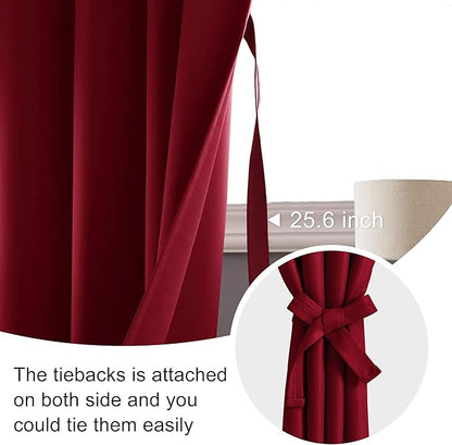 JIUZHEN Christmas Blackout Curtains