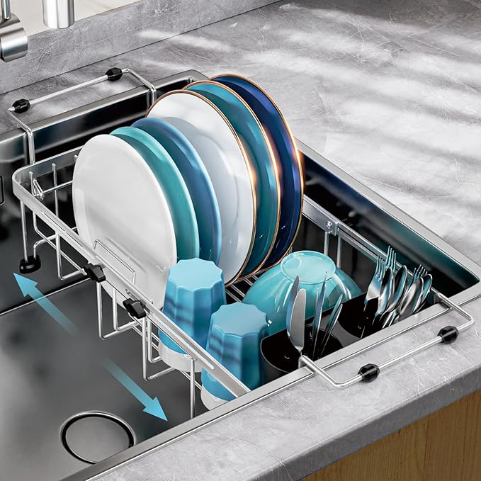 GSlife Small Over the Sink Dish Drying Rack