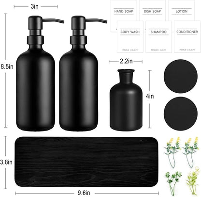 Dish Soap Dispenser for Kitchen, Kitchen Soap Dispenser Set