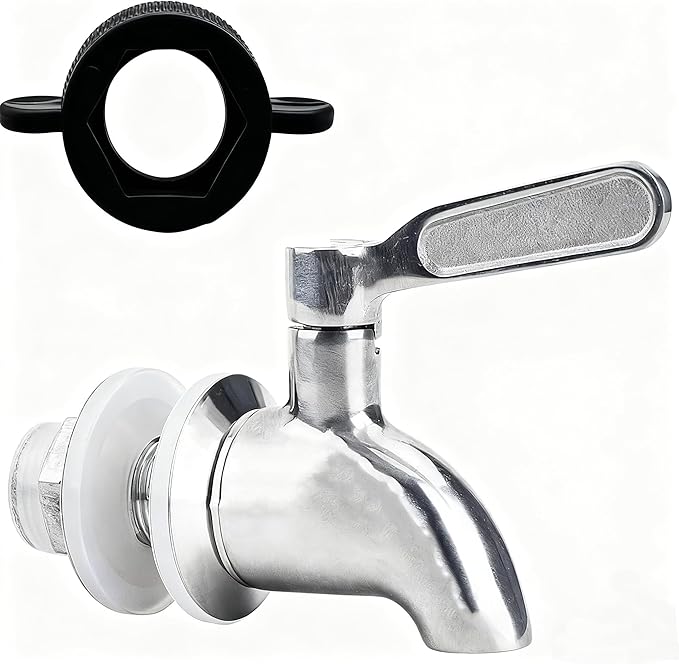 Lulonpon 1 Pieces Dispenser Faucets, Stainless Steel Spigot
