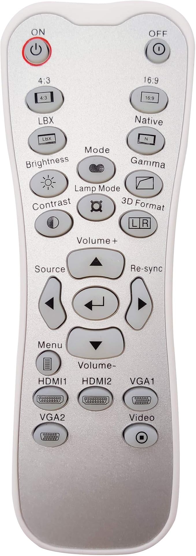 INTECHING BR-3067B Projector Remote Control