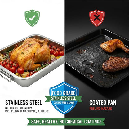 Stainless Steel Roasting Pan
