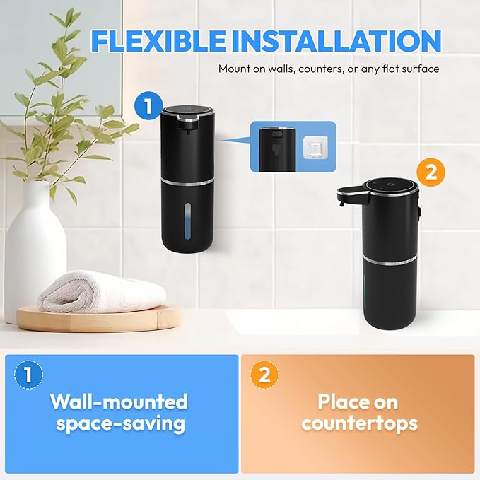 Automatic Foaming Soap Dispenser, Touchless Foam Soap Dispenser, 12.8oz