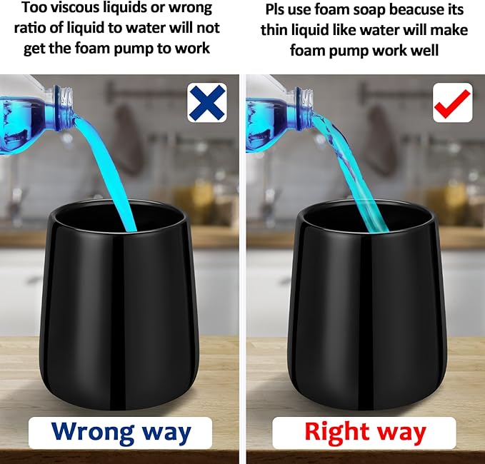 Soap Foaming Dispenser Ceramic