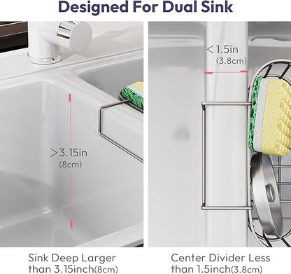 SWTYMIKI Sponge Holder for Kitchen Sink