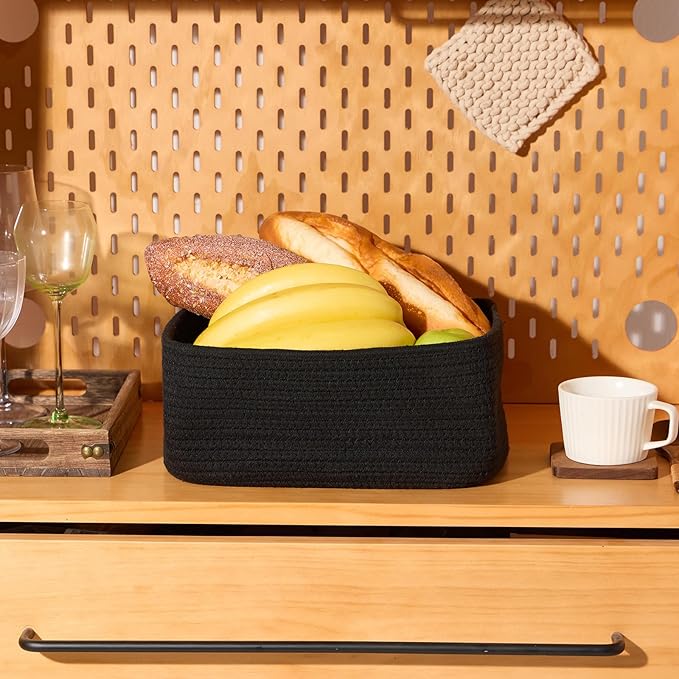 MiniArk Small Storage Baskets for Organizing | Closet Organizer Bins | Shelf