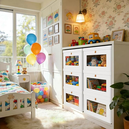 DIMJ Storage Bins with Lids