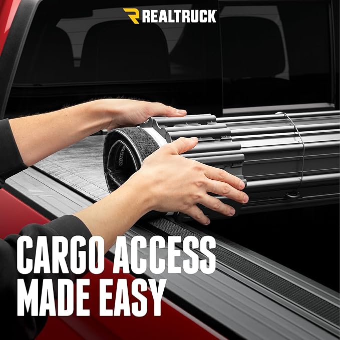 RealTruck TruXedo Sentry Hard Rolling Truck Bed Tonneau Cover | 1571801 | Fits 2014 - 2018, 2019 Limited/Legacy Chevy/GMC Silverado/Sierra 1500 5' 9" Bed (69.3")