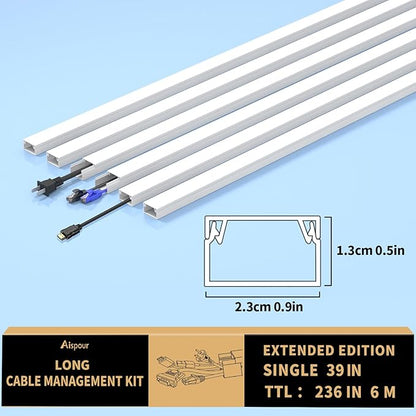 Extra-Long Paintable Cord Cover Hider