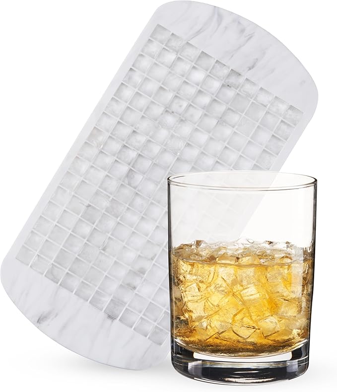 Host Mini Ice Cube Tray, Makes 160 Cubes, Durable Silicone Trays, Iced Coffee