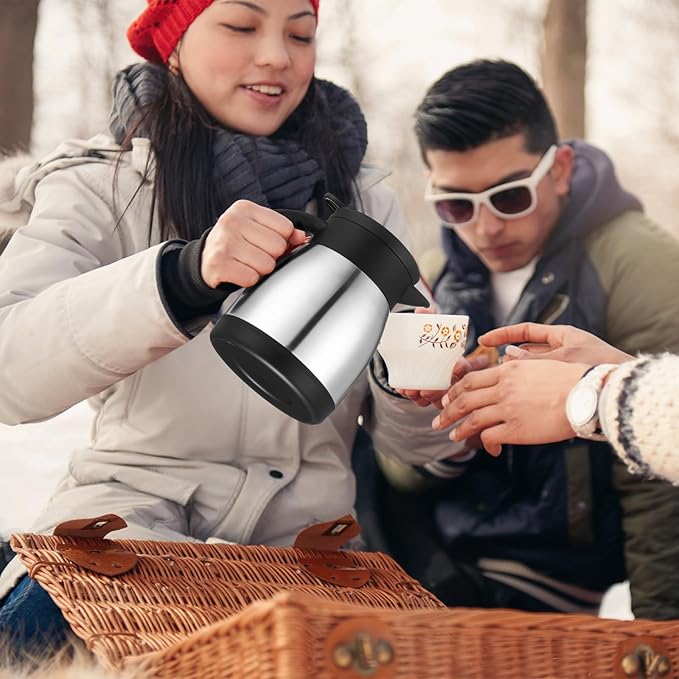 Norme 2 Pcs Thermal Coffee Carafe Insulated Stainless Steel Coffee Carafe