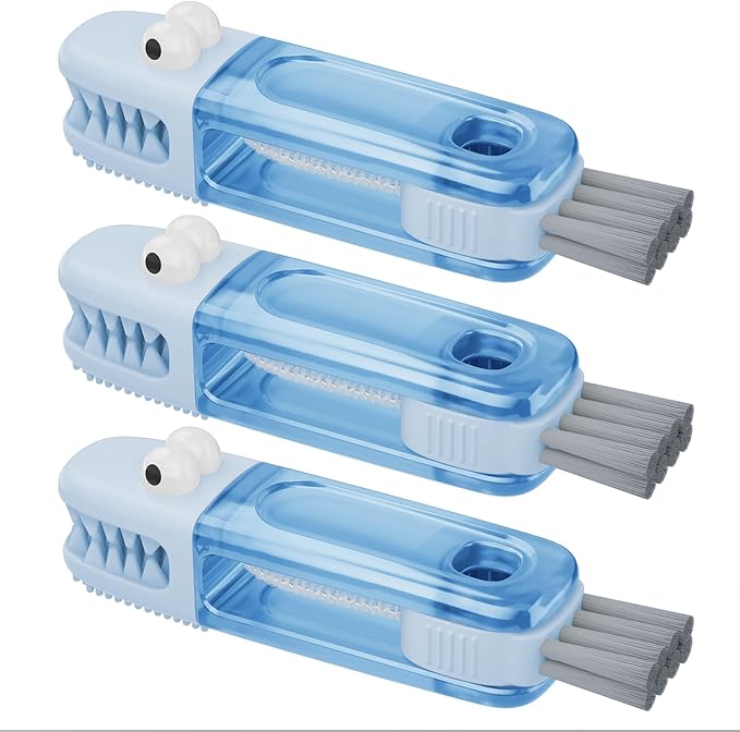 3 in 1 Cup Lid Gap Cleaning Brush Set, Silicone Cup Lid Gap Cleaner, Home