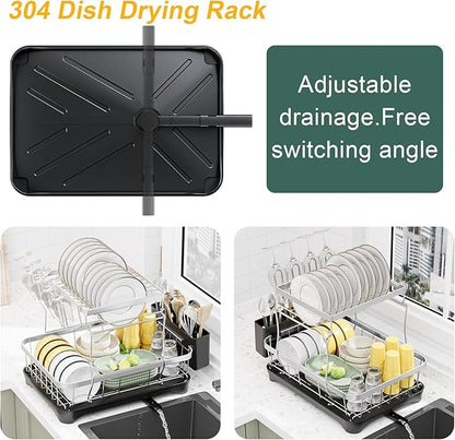 LIYI Dish Drying Rack, Large Dish Rack