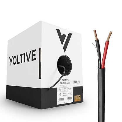 Voltive 10/2 Speaker Wire, Plenum CL3P, 250ft