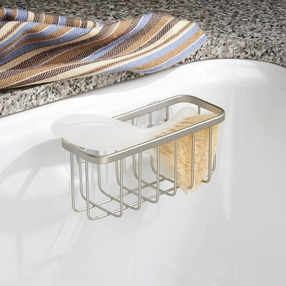 iDesign Rust-Resistant Stainless Steel Sponge Holder