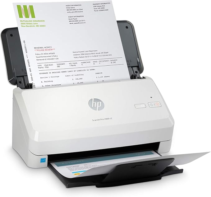 HP ScanJet Pro 2000 s2 35ppm USB 3.0 Color Duplex Scanner