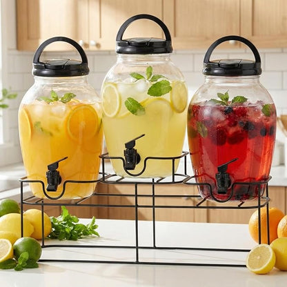 Tanlade 3 Pcs Plastic Drink Dispenser