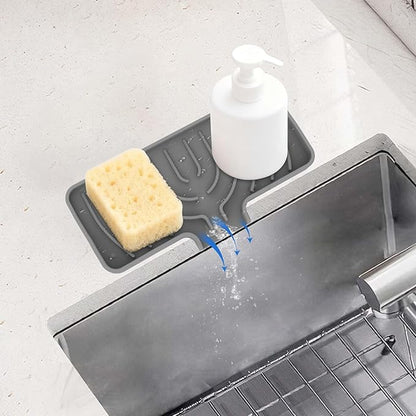 JACZZO Silicone Sponge Holder for Kitchen Sink
