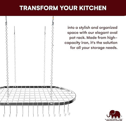 Vdomus Hanging Pot Rack